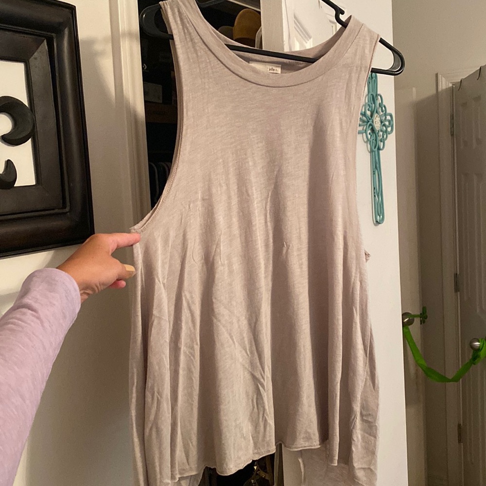 Tank. Open back.